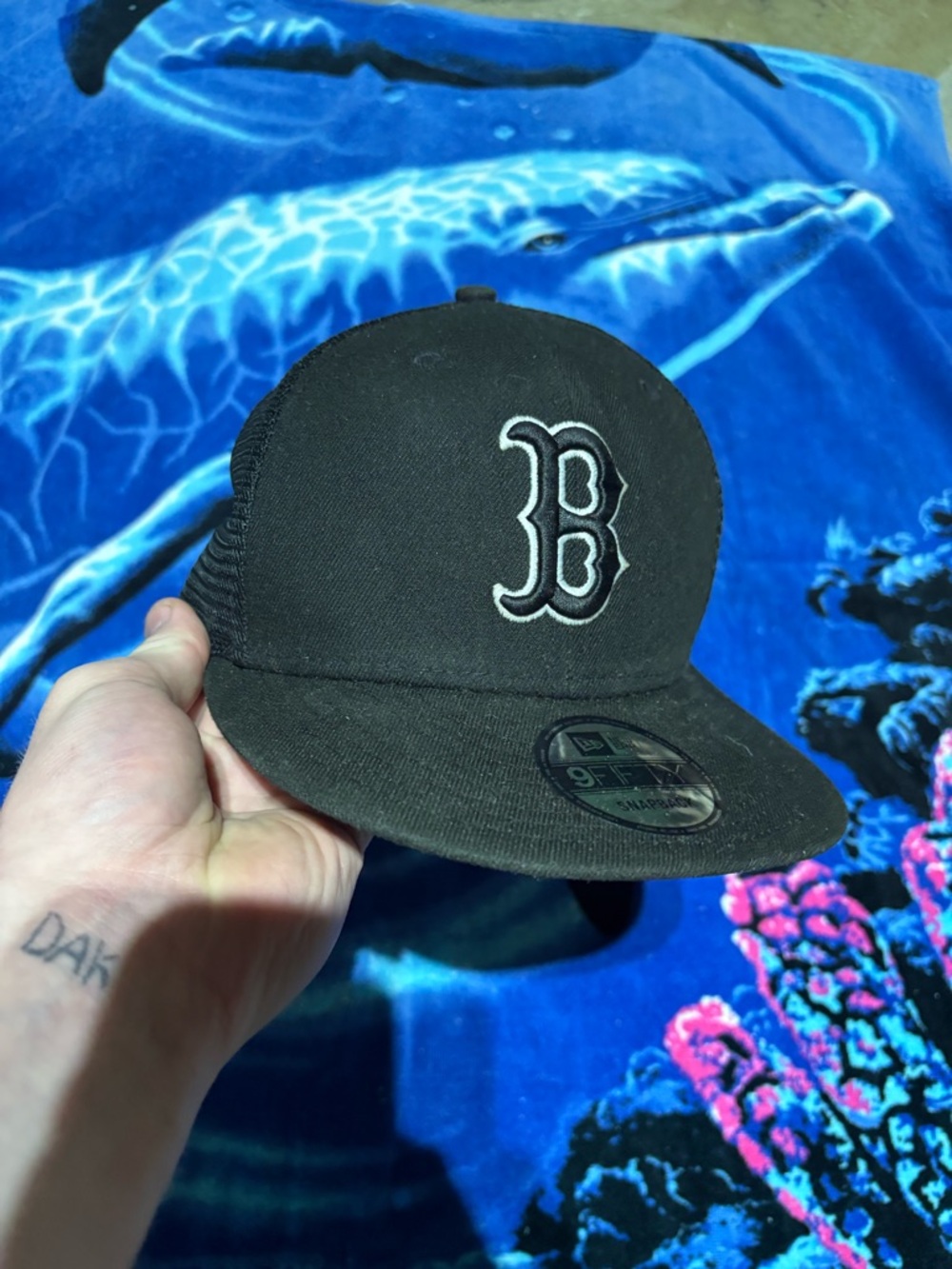 Red sox Black Baseball Hat